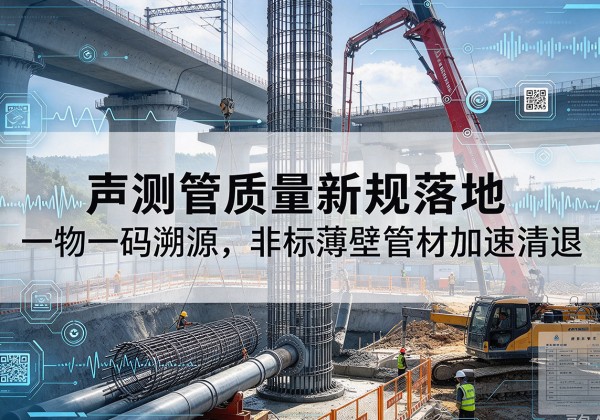 丹阳声测管质量新规落地，一物一码溯源，非标薄壁管材加速清退